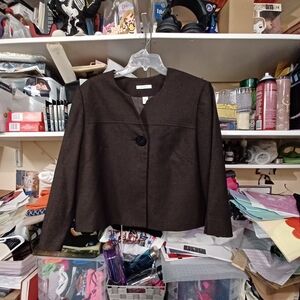 Dressbarn Dark Brown Women's Blazer